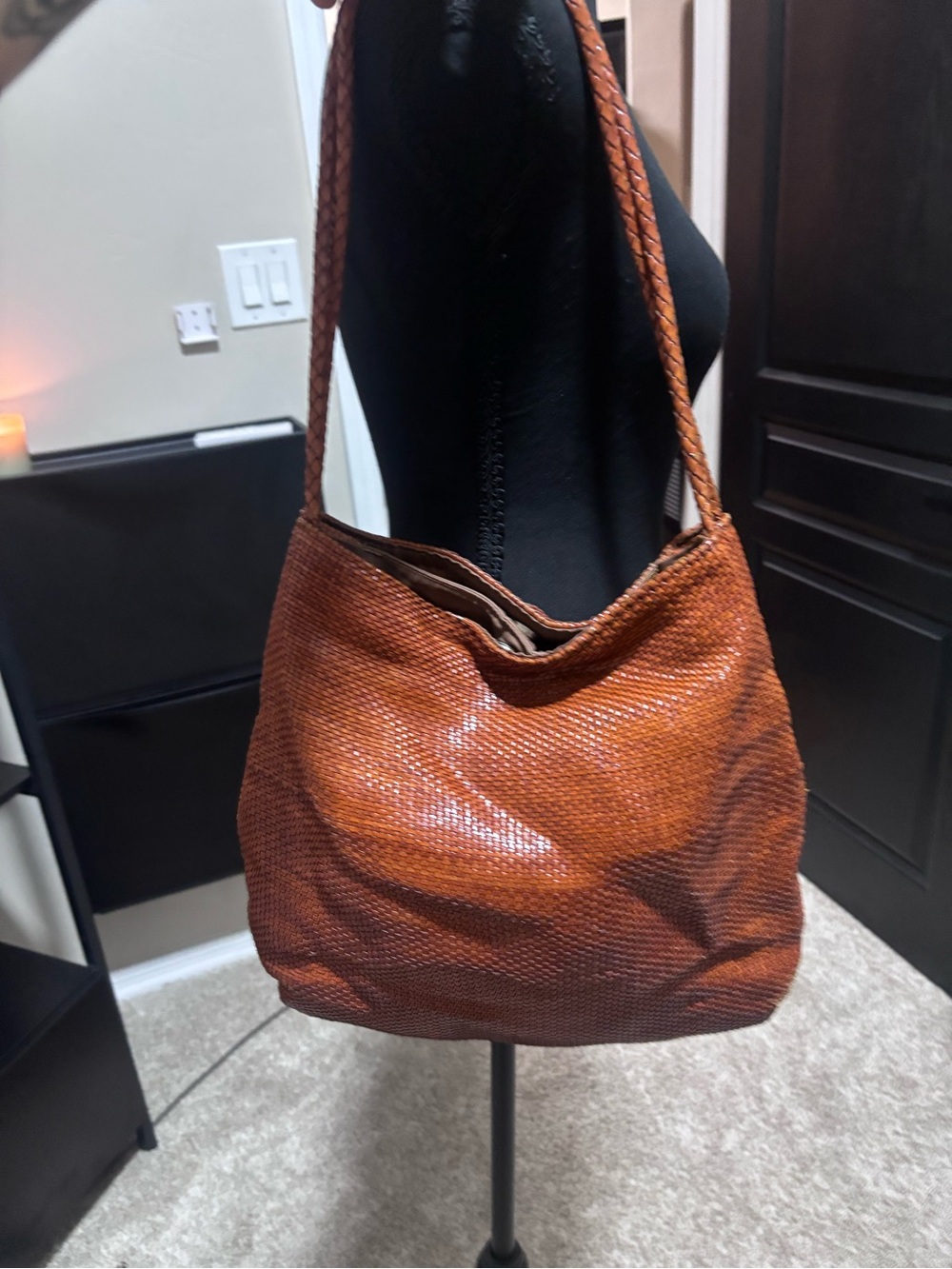 Palor vintage Woven Leather Shoulder